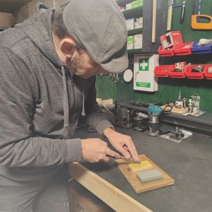 Heute war schärfen der Stecheisen angesagt