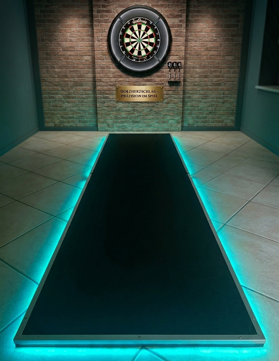 Dart-Oche mit LED-Beleuchtung -