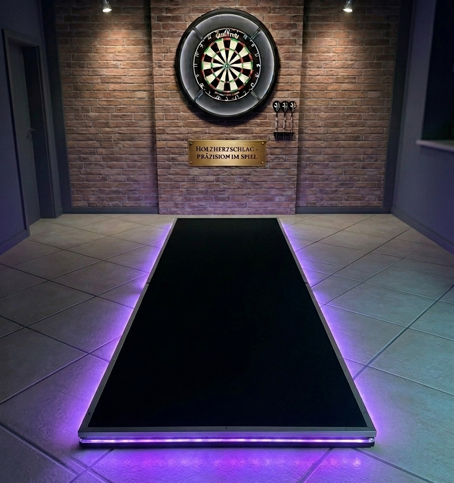 Dart-Oche mit LED-Beleuchtung -
